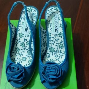 Gently used heeled espadrilles